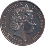 2003 5 POUNDS BAILIWICK OF JERSEY ( BU )