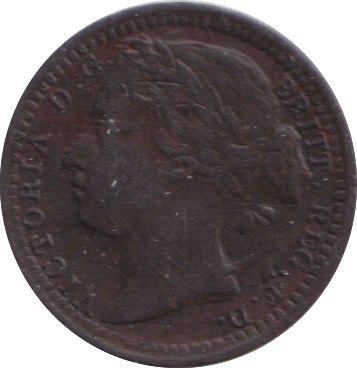 1868 HALF FARTHING ( EF )