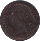 1868 HALF FARTHING ( EF )