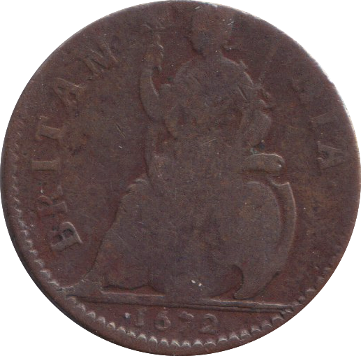 1672 FARTHING ( FINE )