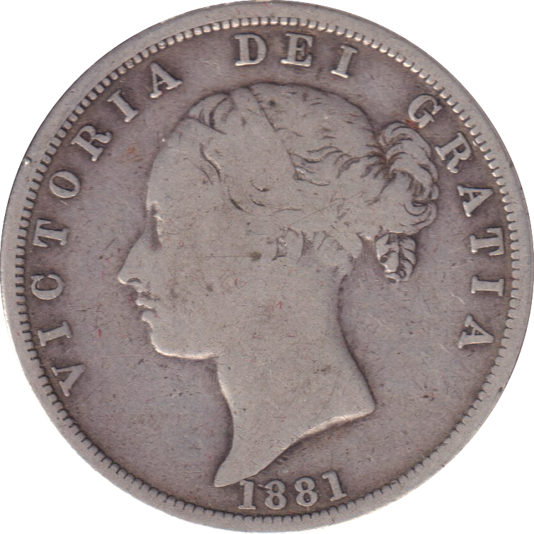 1881 HALFCROWN ( GF )