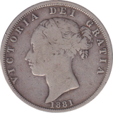 1881 HALFCROWN ( GF )