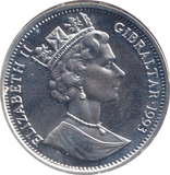 1993 SILVER PROOF 14 ECU GIBRALTAR
