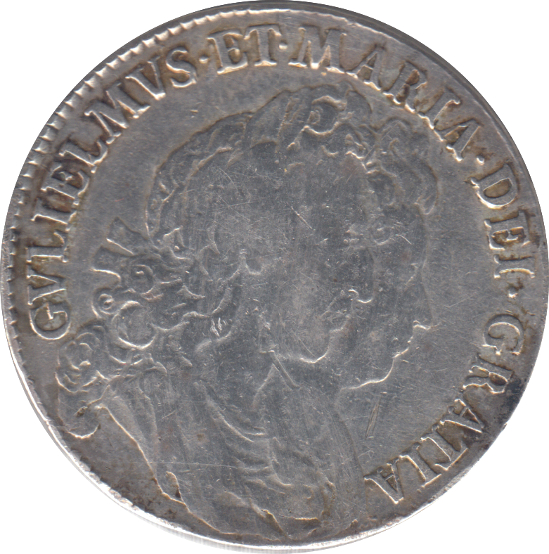 1693 HALFCROWN ( VF )