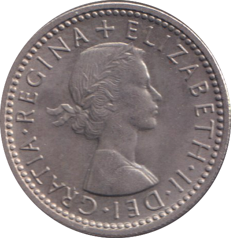 1961 SIXPENCE ( UNC )
