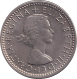 1961 SIXPENCE ( UNC )