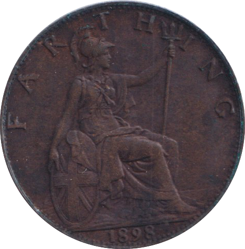 1898 FARTHING ( VF )