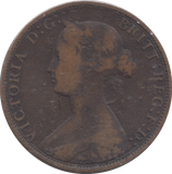 1866 HALFPENNY ( FINE )