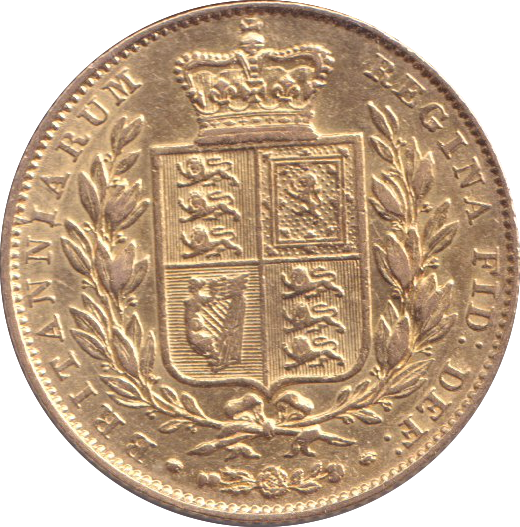 1839 GOLD SOVEREIGN ( GVF )