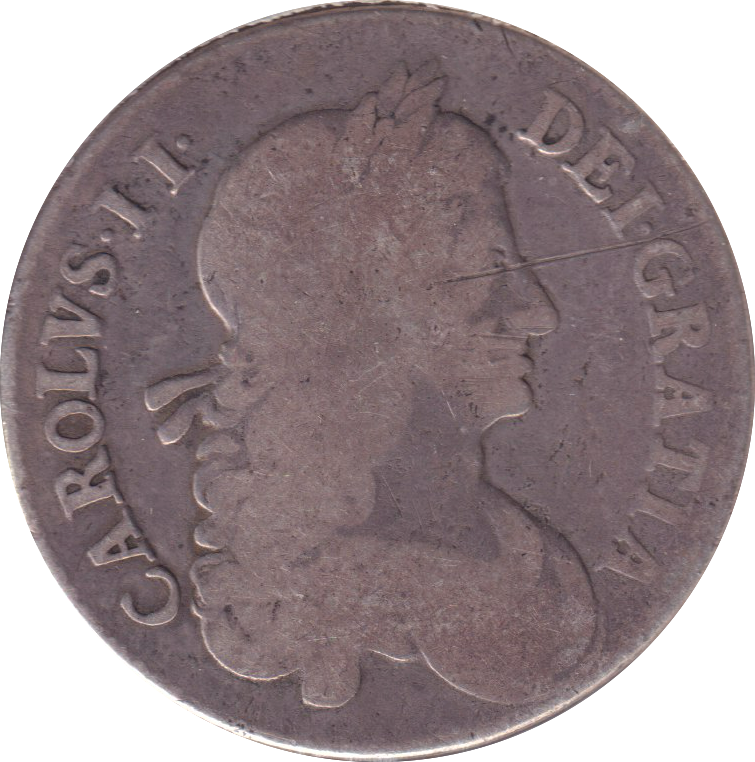 1663 HALFCROWN ( GF )