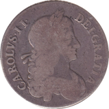 1663 HALFCROWN ( GF )