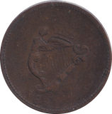 1821 PENNY TOKEN IRELAND