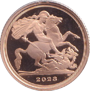 2023 GOLD QUARTER SOVEREIGN ( PROOF )