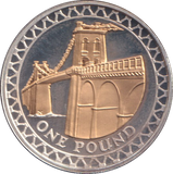 2008 SILVER PROOF GOLD PLATED £1
