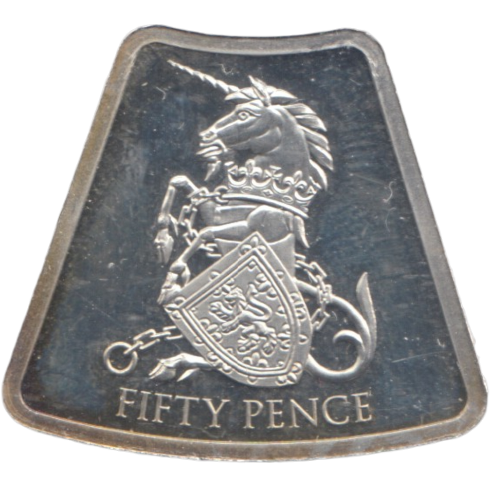 2013 SILVER 50 PENCE BAILIWICK OF JERSEY