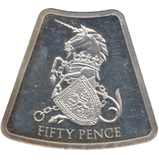 2013 SILVER 50 PENCE BAILIWICK OF JERSEY