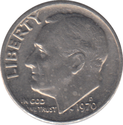 1970 USA DIME