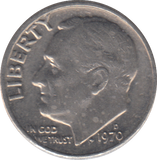 1970 USA DIME
