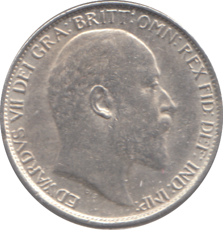 1902 SIXPENCE ( AUNC )