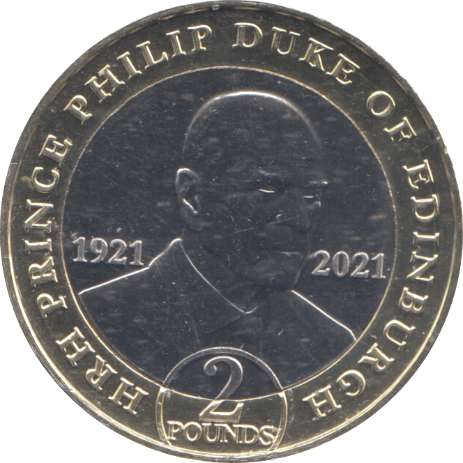 2021 TWO POUNDS PRINCE PHILIP BU