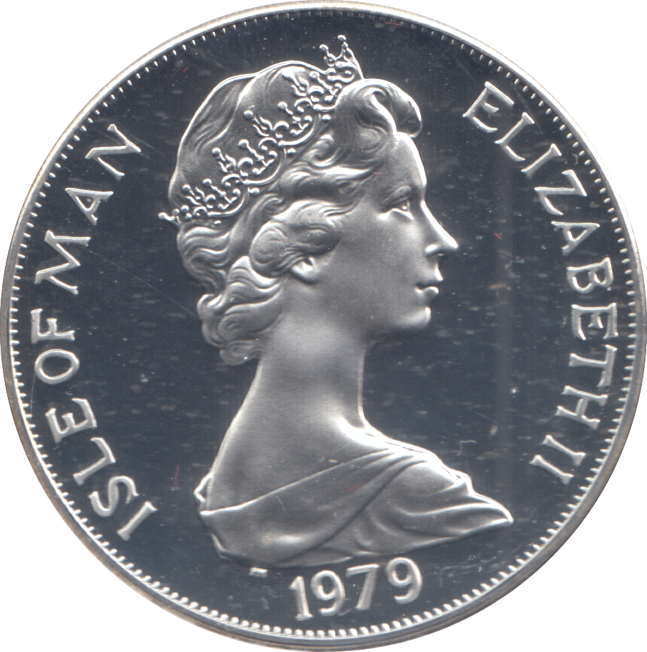 1979 SILVER PROOF CROWN MILLENNIUM OF TYNWALD