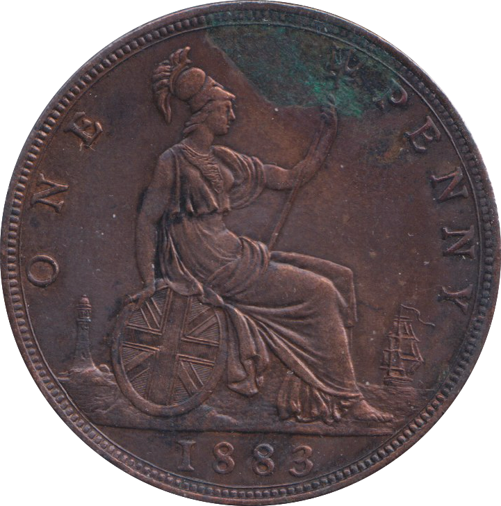 1883 PENNY ( GVF )