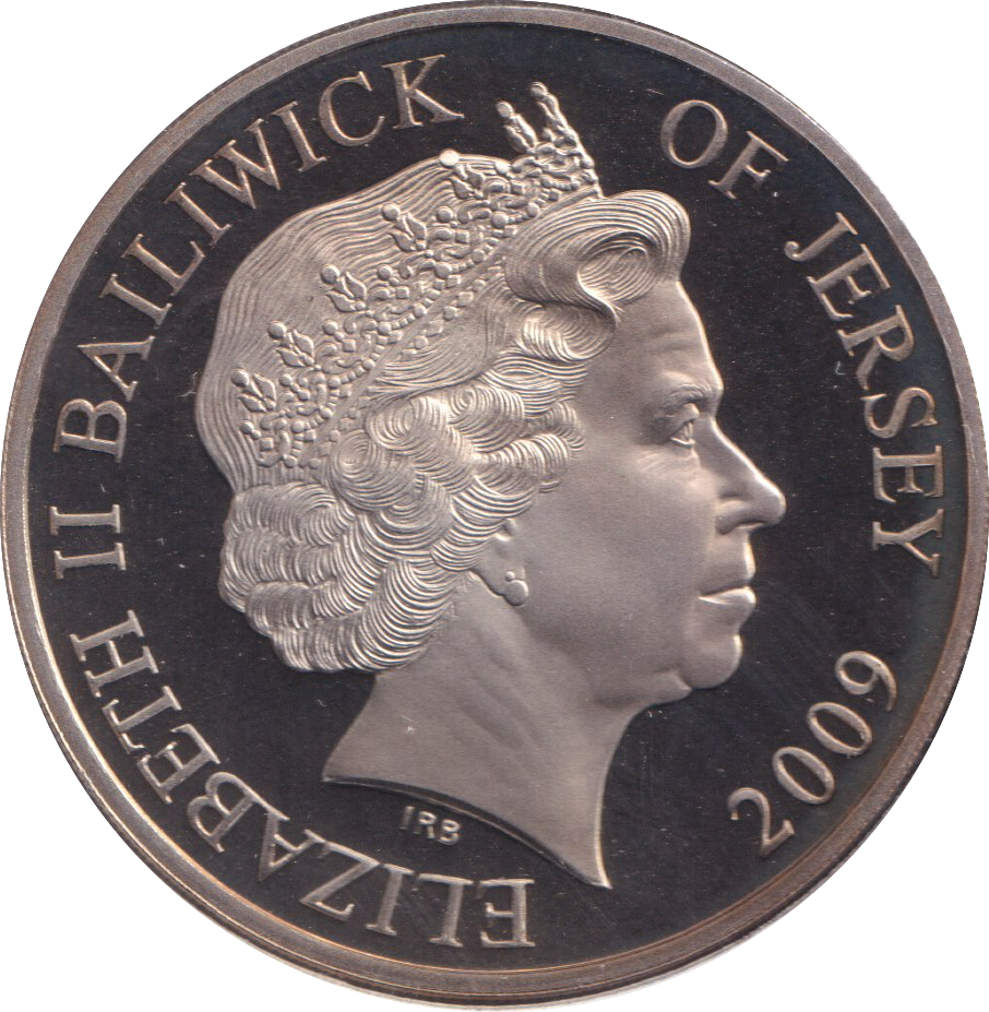 2009 SOVEREIGN OF THE SEAS FIVE POUND BAILIWICK OF JERSEY