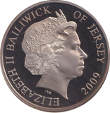 2009 SOVEREIGN OF THE SEAS FIVE POUND BAILIWICK OF JERSEY