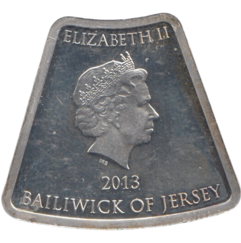 2013 SILVER 50 PENCE BAILIWICK OF JERSEY