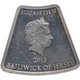 2013 SILVER 50 PENCE BAILIWICK OF JERSEY