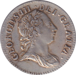 1762 MAUNDY THREEPENCE ( EF )