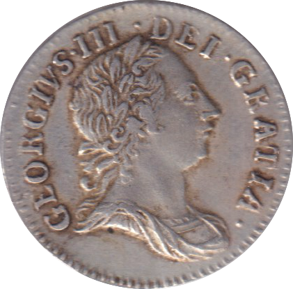 1762 MAUNDY THREEPENCE ( EF )
