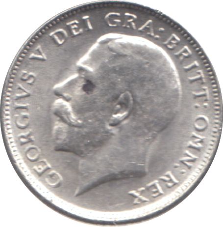 1912 SIXPENCE ( UNC )
