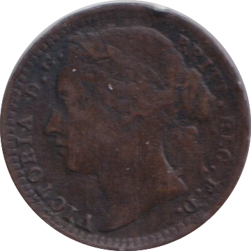 1878 THIRD FARTHING ( GVF )