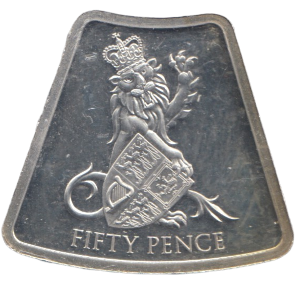 2013 SILVER 50 PENCE BAILIWICK OF JERSEY