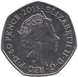 2016 50P PETER RABBIT COLOURED ( BU )