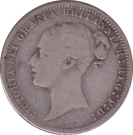 1879 SIXPENCE ( FINE )