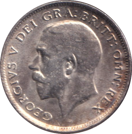 1916 SIXPENCE ( AUNC )