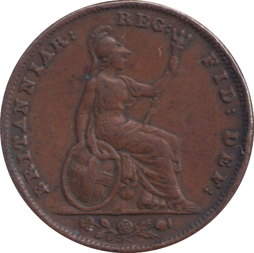 1840 FARTHING ( VF )