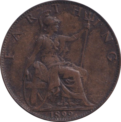 1899 FARTHING ( VF )