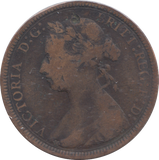 1886 HALFPENNY ( NF )