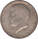 1964 SILVER USA HALF DOLLAR