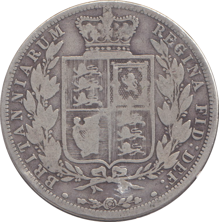 1883 HALFCROWN ( NF ) A