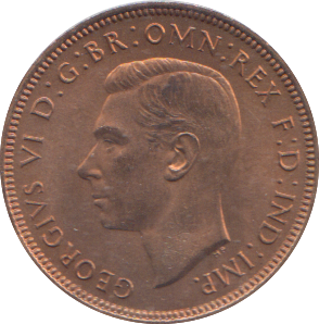 1937 HALFPENNY ( UNC ) 3