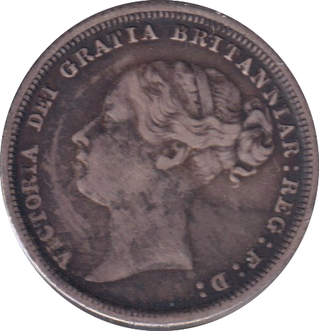 1883 SIXPENCE ( VF )