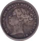 1883 SIXPENCE ( VF )