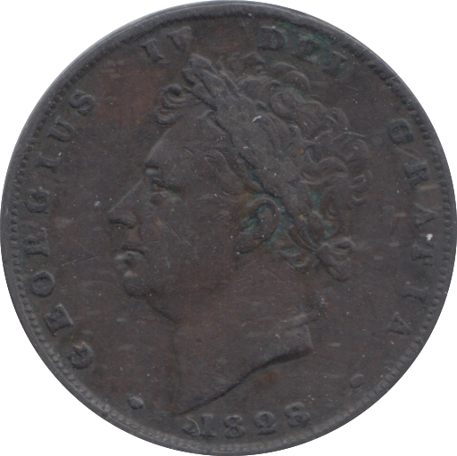 1828 FARTHING ( GVF )