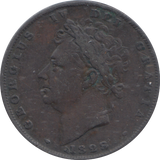 1828 FARTHING ( GVF )
