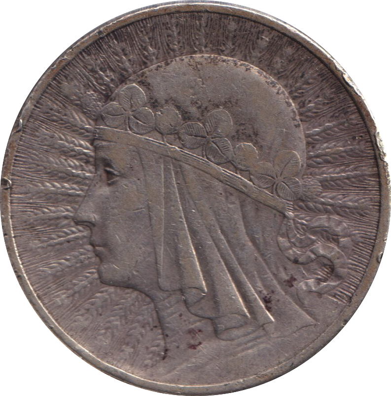 1931 SILVER 10 ZLOTYCH POLAND
