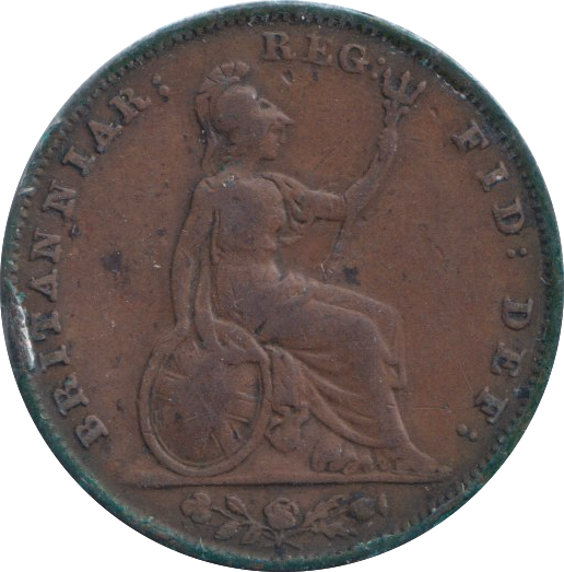 1846 FARTHING ( FINE )